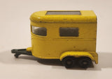 Vintage Lesney Matchbox Superfast No. 43 Pony Trailer Yellow Die Cast Toy Car Vehicle