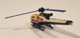 Vintage Majorette Gazelle Police Rescue Helicopter White Die Cast Toy Aircraft Vehicle Missing The Rotor