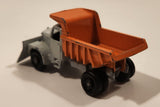 Vintage Lesney No. 16 Scammel Snow Plow Grey and Orange Die Cast Toy Car Vehicle