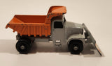 Vintage Lesney No. 16 Scammel Snow Plow Grey and Orange Die Cast Toy Car Vehicle
