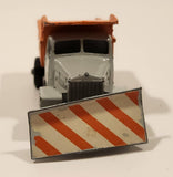 Vintage Lesney No. 16 Scammel Snow Plow Grey and Orange Die Cast Toy Car Vehicle