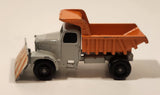 Vintage Lesney No. 16 Scammel Snow Plow Grey and Orange Die Cast Toy Car Vehicle