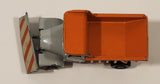 Vintage Lesney No. 16 Scammel Snow Plow Grey and Orange Die Cast Toy Car Vehicle