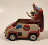2007 Hasbro Transformers Animated Bumper Battlers Autobot Ratchet 5" Plastic Toy Vehicle Needs Repair