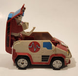 2007 Hasbro Transformers Animated Bumper Battlers Autobot Ratchet 5" Plastic Toy Vehicle Needs Repair
