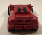 2015 Hasbro Transformers 3 Step Changer Sideswipe Robots in Disguise Red 8 1/2" Tall Plastic Toy Figure Car