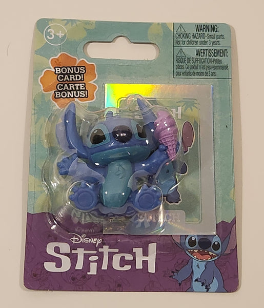 2024 Just Play Disney Stitch 2" Tall Toy Figure with Bonus Card New in Package