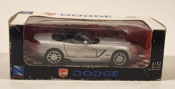 New Ray Dodge Viper SRT/10 Silver 1/32 Scale Die Cast Toy Car Vehicle New in Box