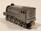 2009 Mattel Gullane Thomas & Friends Talking Spencer Train Engine Locomotive Silver 3 3/4" Long Magnetic Die Cast Toy Vehicle