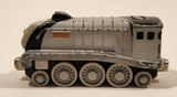 2009 Mattel Gullane Thomas & Friends Talking Spencer Train Engine Locomotive Silver 3 3/4" Long Magnetic Die Cast Toy Vehicle