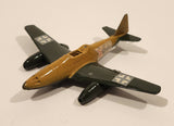 Lintoy Messerschmitt ME-262 Green and Beige WWII Die Cast Toy Aircraft