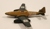 Lintoy Messerschmitt ME-262 Green and Beige WWII Die Cast Toy Aircraft