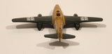 Lintoy Messerschmitt ME-262 Green and Beige WWII Die Cast Toy Aircraft