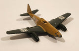 Lintoy Messerschmitt ME-262 Green and Beige WWII Die Cast Toy Aircraft