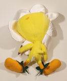 2003 Nanco Warner Bros. Looney Tune Tweety Bird with White Flower Hat 15" Stuffed Plush Toy New with Tags