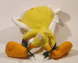 2003 Nanco Warner Bros. Looney Tune Tweety Bird with White Flower Hat 15" Stuffed Plush Toy New with Tags
