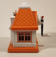 Kapamax World Kapa Angel Pinky Orange and White Schoolhouse Shaped Pencil Sharpener