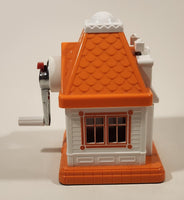 Kapamax World Kapa Angel Pinky Orange and White Schoolhouse Shaped Pencil Sharpener