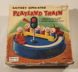Vintage 1970s Gakken Frankonia Item No. 1522 Playland Train Battery Operated Toy with Box