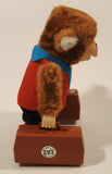 Vintage 1960 Yanoman Toys Acro Chimp Porter Moving Battery Operated Animated Toy with Box