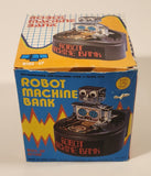 Vintage c. 1970 Ever Last Roboto Machine Bank Wind up Action Plastic Toy New in Box