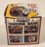 Vintage c. 1970 Ever Last Roboto Machine Bank Wind up Action Plastic Toy New in Box