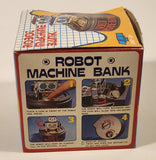 Vintage c. 1970 Ever Last Roboto Machine Bank Wind up Action Plastic Toy New in Box