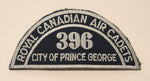 Royal Canadian Air Cadets 396 City Of Prince George Embroidered Shoulder Title Patch Badge