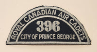 Royal Canadian Air Cadets 396 City Of Prince George Embroidered Shoulder Title Patch Badge