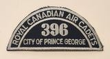 Royal Canadian Air Cadets 396 City Of Prince George Embroidered Shoulder Title Patch Badge