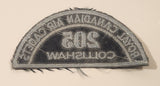 Royal Canadian Air Cadets 205 Collishaw (Nanaimo) Embroidered Shoulder Title Patch Badge
