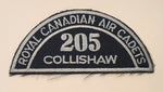 Royal Canadian Air Cadets 205 Collishaw (Nanaimo) Embroidered Shoulder Title Patch Badge