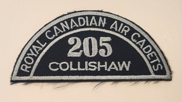 Royal Canadian Air Cadets 205 Collishaw (Nanaimo) Embroidered Shoulder Title Patch Badge