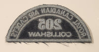 Royal Canadian Air Cadets 205 Collishaw (Nanaimo) Embroidered Shoulder Title Patch Badge