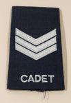 Royal Canadian Air Cadets Sergeant Three Chevrons Embroidered Patch Badge