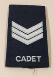Royal Canadian Air Cadets Sergeant Three Chevrons Embroidered Patch Badge