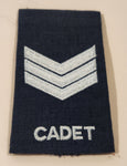 Royal Canadian Air Cadets Sergeant Three Chevrons Embroidered Patch Badge