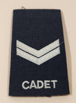 Royal Canadian Air Cadets Corporal Two Chevrons Embroidered Patch Badge