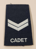 Royal Canadian Air Cadets Corporal Two Chevrons Embroidered Patch Badge
