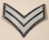 Royal Canadian Air Cadets Corporal Two Chevrons Embroidered Shoulder Patch Badge
