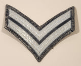 Royal Canadian Air Cadets Corporal Two Chevrons Embroidered Shoulder Patch Badge
