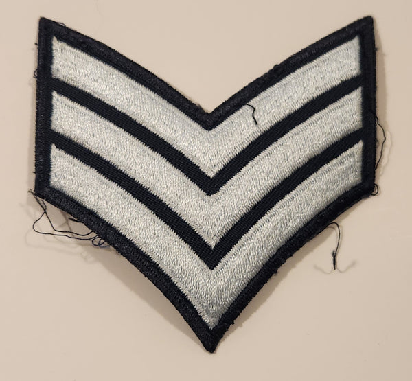 Royal Canadian Air Cadets Sergeant Three Chevrons Embroidered Shoulder Patch Badge
