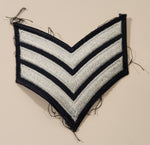 Royal Canadian Air Cadets Sergeant Three Chevrons Embroidered Shoulder Patch Badge