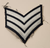 Royal Canadian Air Cadets Sergeant Three Chevrons Embroidered Shoulder Patch Badge