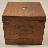Vintage Thompson & Co. Tampa, Fla Cedar Wood 100 Cigar Chest Box