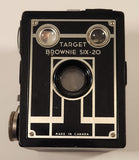 Vintage Kodak Brownie Six 20 Target Black Box Camera Made in Canada