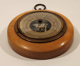 Vintage Wooden Cased 5" Weather Barometer Made in West Germany