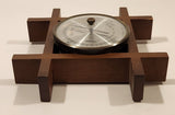 Vintage Wooden Grid 6" Weather Barometer Made in West Germany