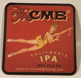 North Coast Brewing Acme California IPA India Pale Ale Paper Beverage Drink Coaster