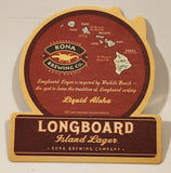 Kona Brewing Company Longboard Island Lager Paper Beverage Drink Coaster